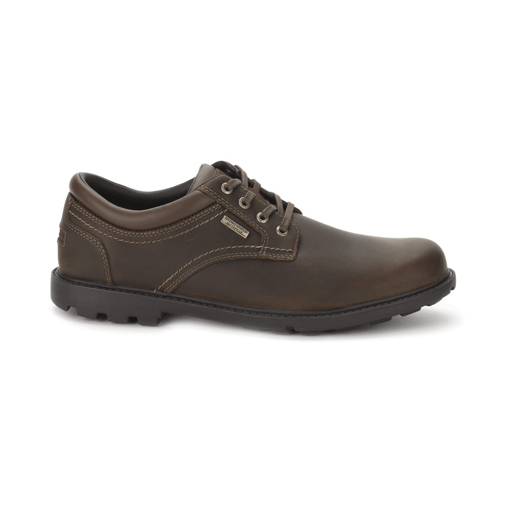 Rockport Oxfords Herre Brune - Storm Surge Plain Toe - XNDH19540